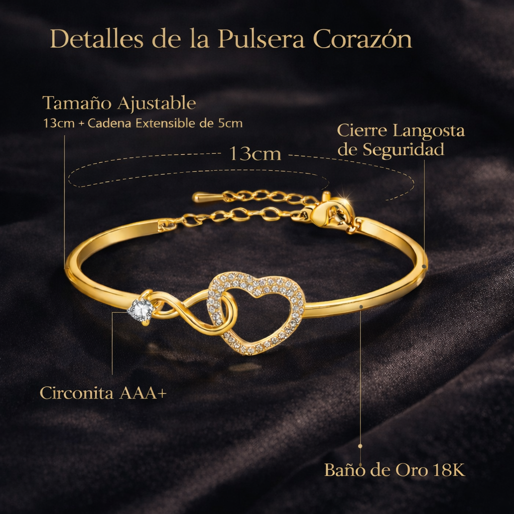 Pulsera Conexión Infinita – A Mi Hija™ 💖