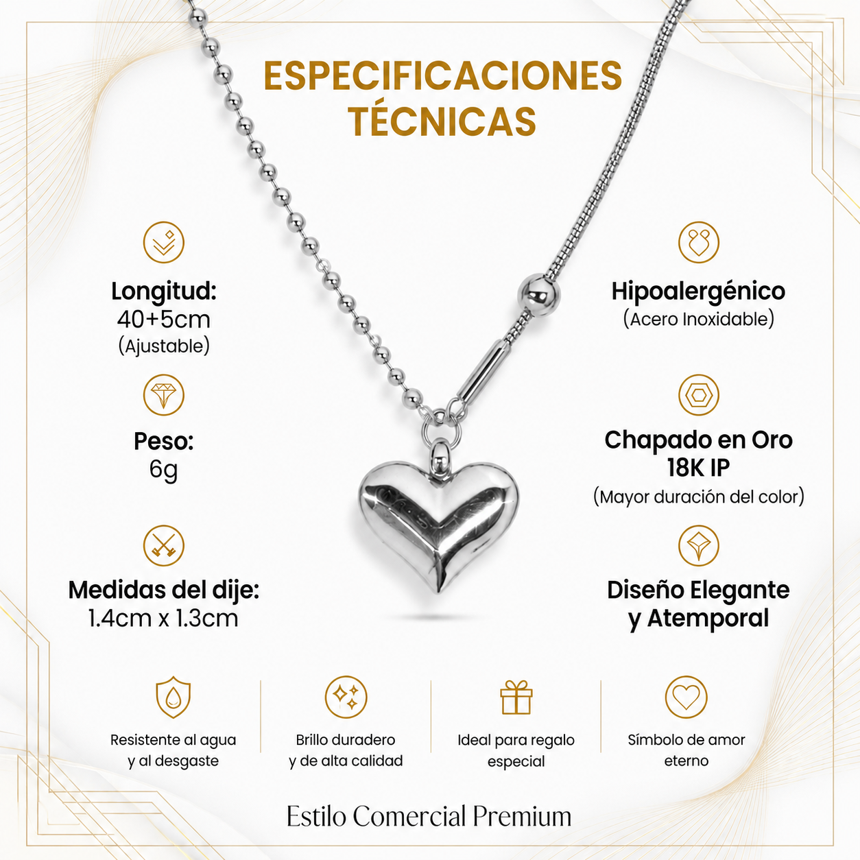 A MI ESPOSA™ - Collar "AMOR INFINITO"
