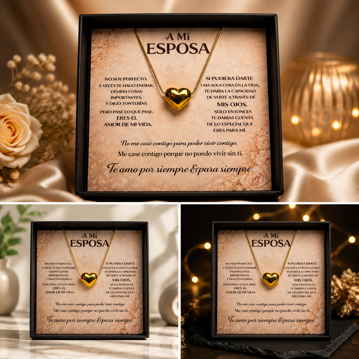 A MI ESPOSA™ - Collar "Amor Eterno"
