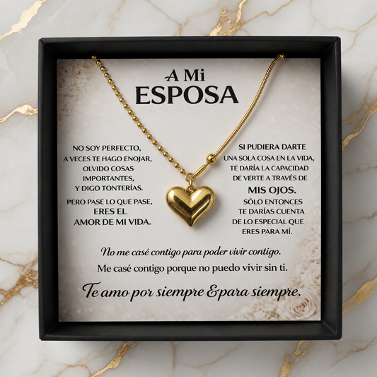 A MI ESPOSA™ - Collar "AMOR INFINITO"