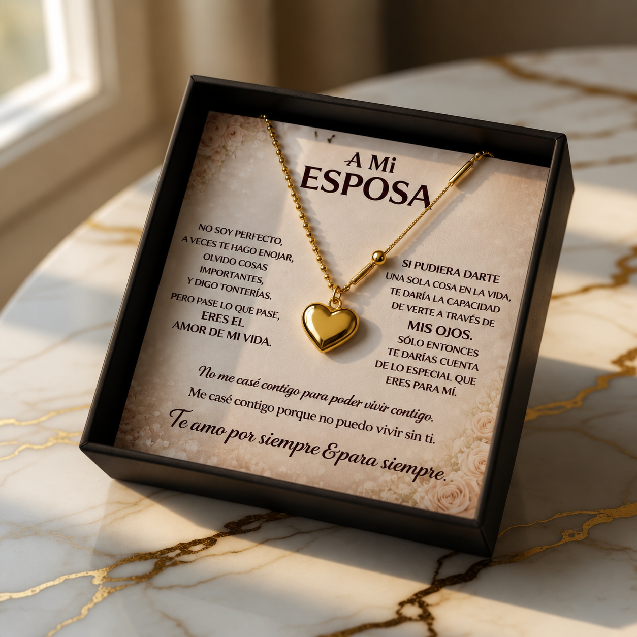 A MI ESPOSA™ - Collar "AMOR INFINITO"