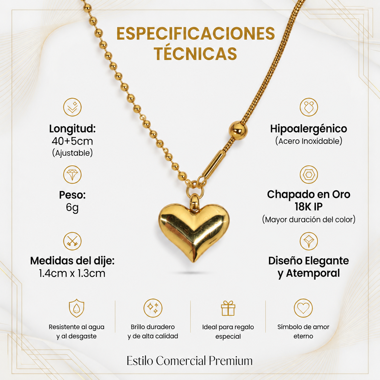 A MI ESPOSA™ - Collar "AMOR INFINITO"