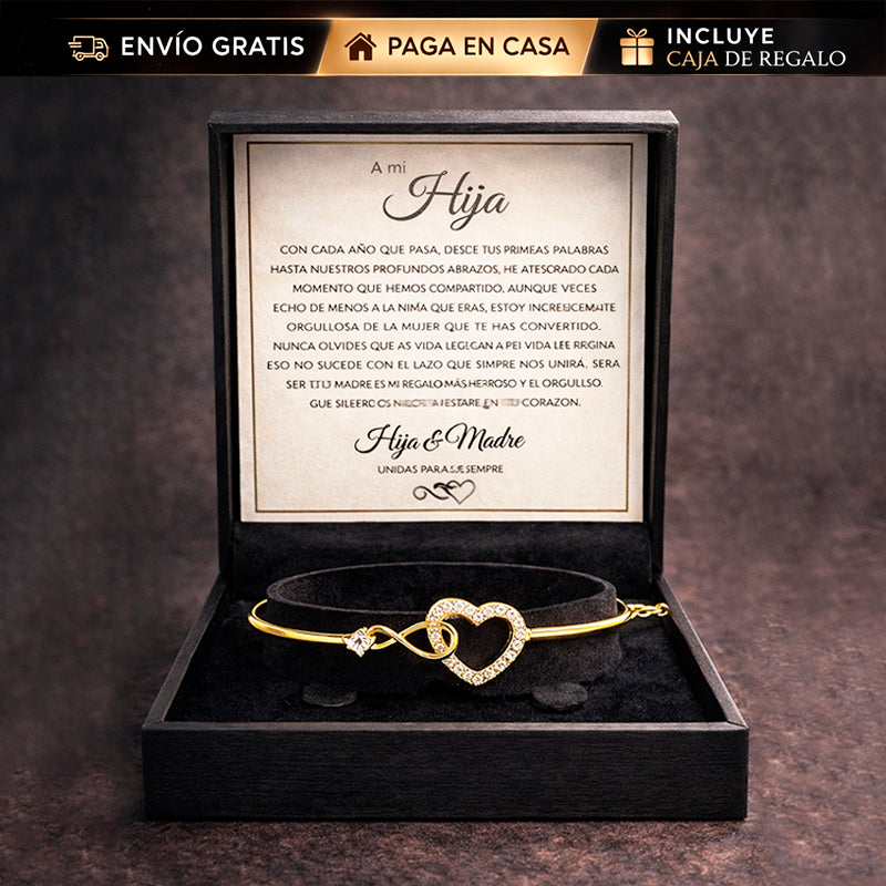 Pulsera Conexión Infinita – A Mi Hija™ 💖